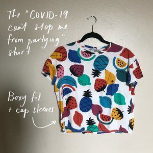 ZARA Mixed fruit shirt